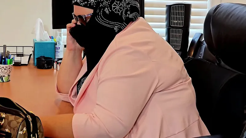 Big Ass BBW Boss Fucked, Cum Swallowed - Office Public Cumshot