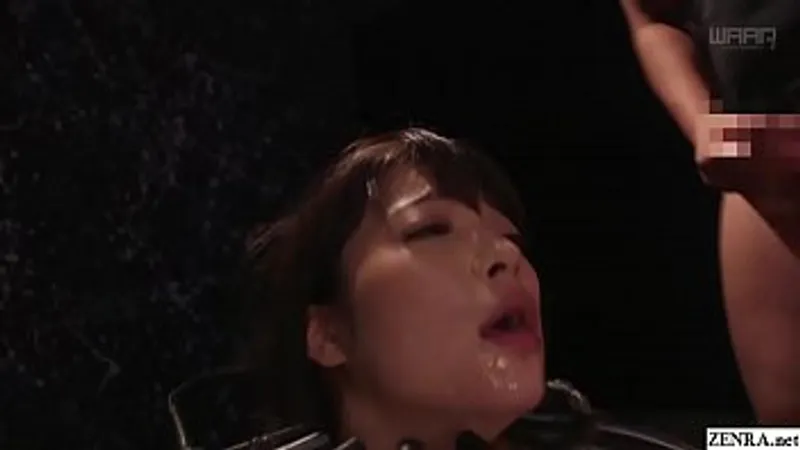 HD BDSM: Confined Miho Nakazato's Circle Jerk - Big Facial, Subtitles