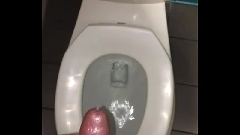 Public Bathroom Cumshot