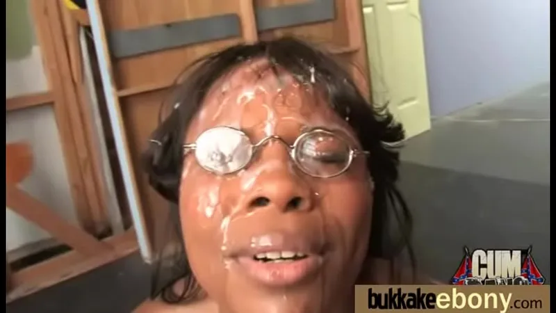 Interracial Gangbang - Ebony Chick Loves 15 Men