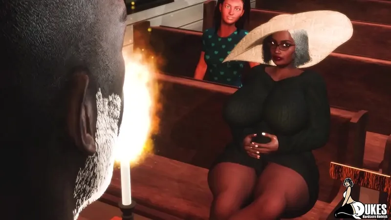 Pastor fucks 2 Ebony church sluts