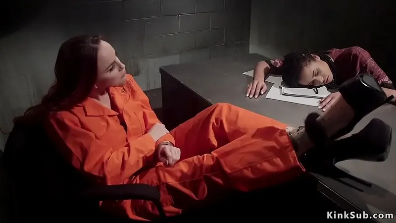 Lesbian Psycho: Bella Rossi Strait Jackets, Suspensions, & Anal Toying Kira Noir