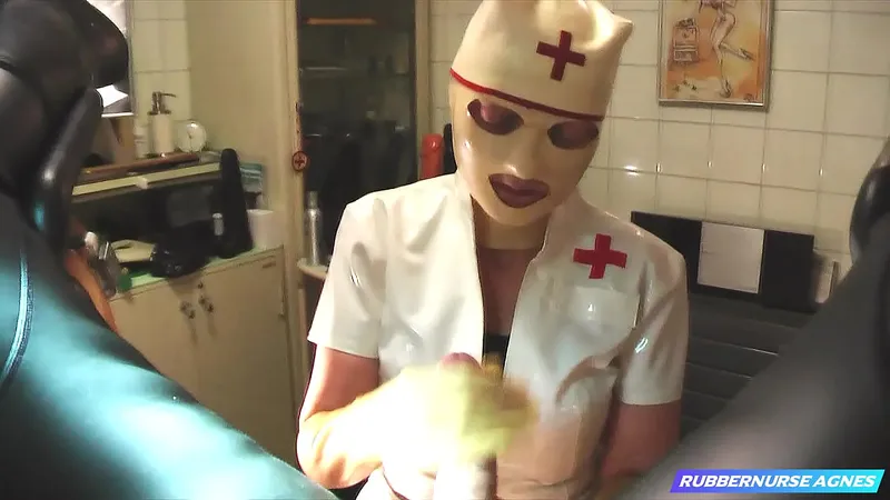 Rubbernurse Agnes: Quick Handjob & Blowjob Swap - Cum Filled Orgy
