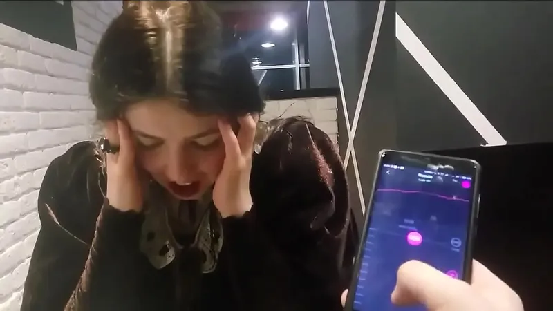Vibrating Control: Cute Girl's Remote Play