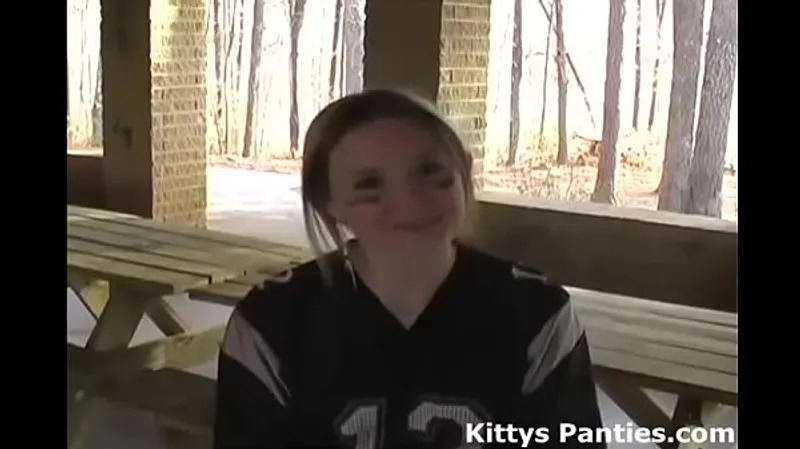 Public Flash: Cute Kitty's X-rated Panties