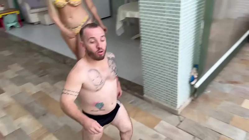 Boss Fucks Pool Guy Instead of Paying