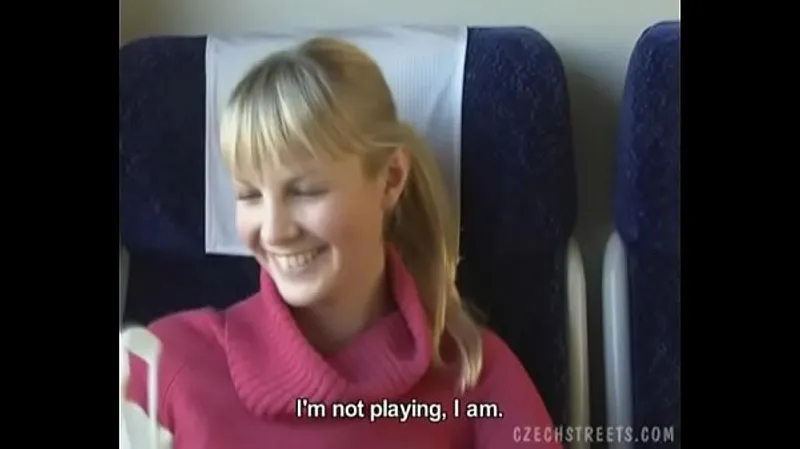 Blonde Czech Girl on Train Sex
