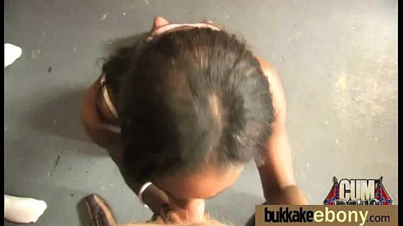 Hardcore Ebony Cumshot Group Scene 5