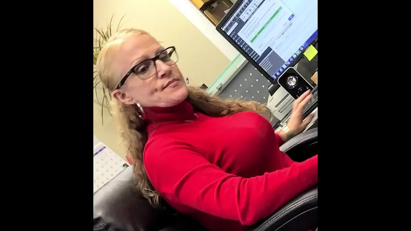 Grandma Strips & Dances - Blonde MILF