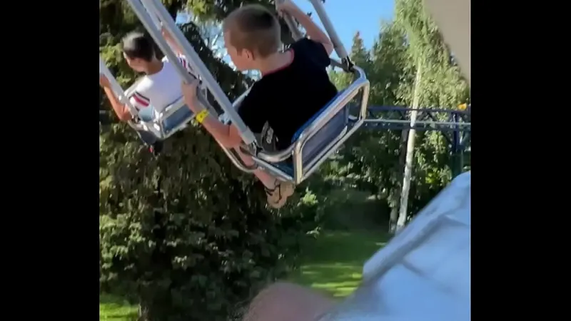 Darcy Dark's Public Park Ferris Wheel Blowjob - 18 Yr. Old Beauty