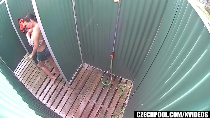 Spying in Pool's Shower - Czech M.