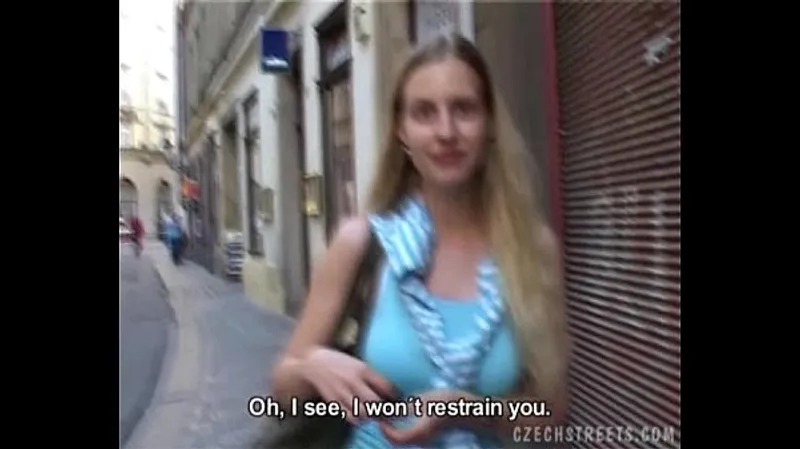 Young Blonde Czech Pornstar Action