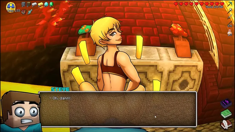 HornyCraft [FEMDOM Hentai Game Parody] Ep.45 - Face Covered in Hot Cum!