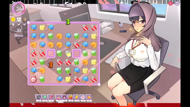 Milfin Tsundere Ep. 6: Boss Teases Massive Tits, Cleavage Show
