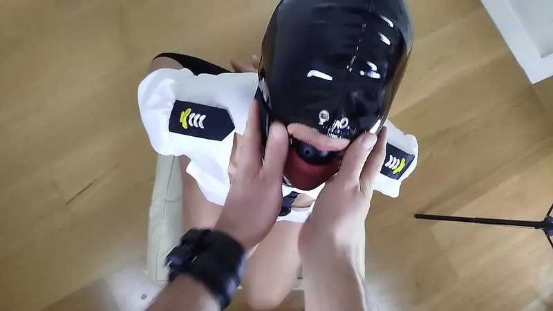 Latin BDSM Slave Mask: Deepthroat, Facefuck, Slap, Spit, Blindfolded Oral