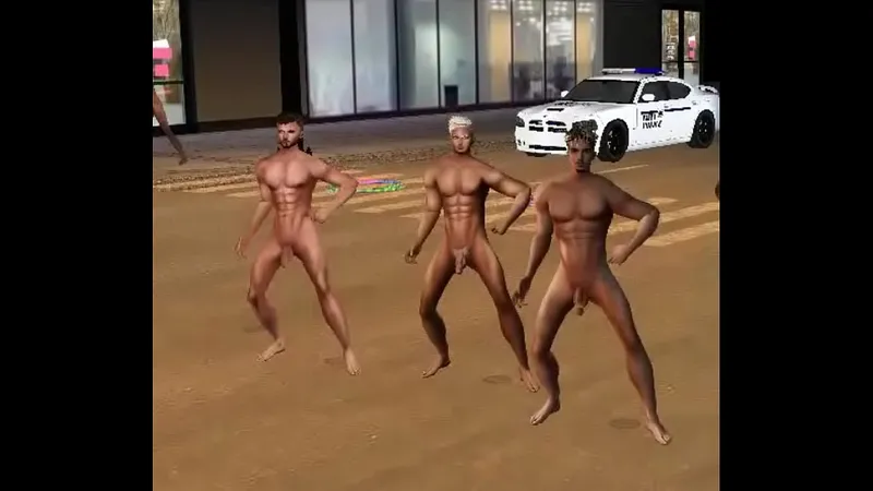 Naked Street Dancing Porn