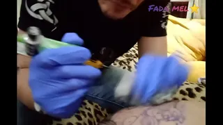 Showing Ass During Tattoo Section.