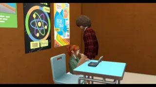 PRofessor Maddie is gangbanged by her entire class