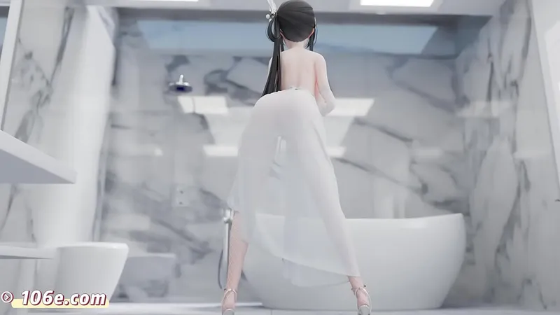 Blue Hot 2D Striptease Dance