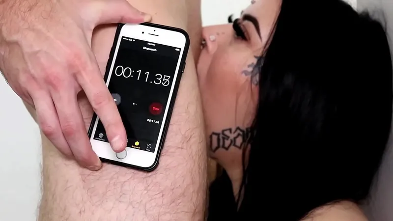Goth Babe Snake Tongue Deepthroat Trailer