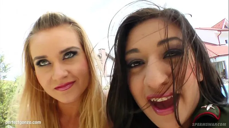 Selena's Hot Sperm Swap Threesome - Mouthful of Cum