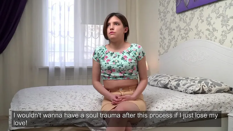 Julia's First Raw Teen Fuck - Russian Debut