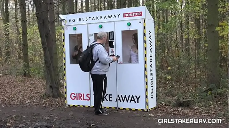 Jessica Blue (Ela Nek) at GirlsTakeAway - Old Man Woods Sex