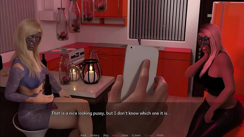 Trans Blue-Haired Vixen Fucks in Closet
