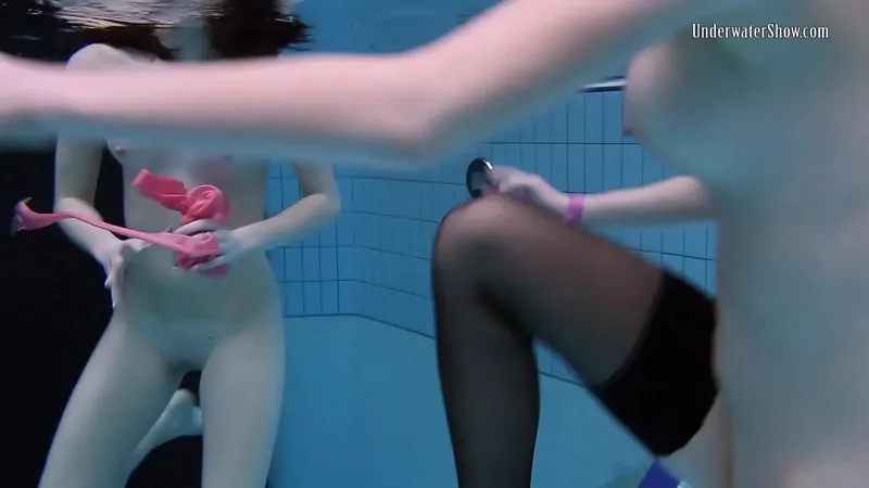 Public Pool Nudists Swim & Strip