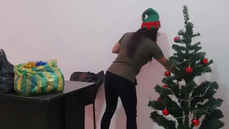 Big Ass Stepmom's Office Xmas Orgy