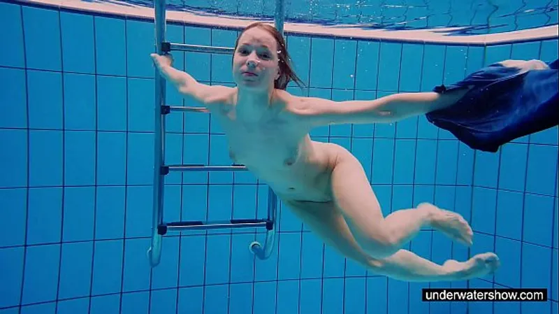 Avenna Teen Swims Pool - Hardcore Action