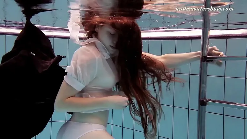 Mega Hot Swimming Pool Action with Ribkina