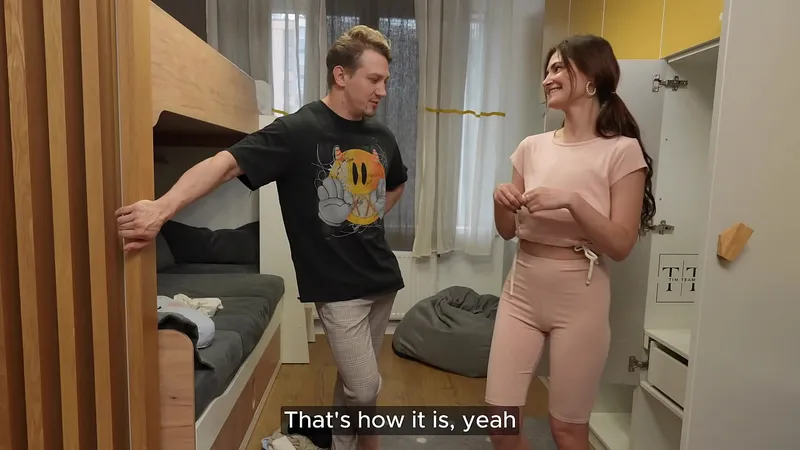 Teen Tempts Steps Dad's Friend, Irresistible Desires