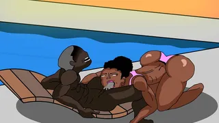 Gold Digger Sucks Dick Sloppy And Hard