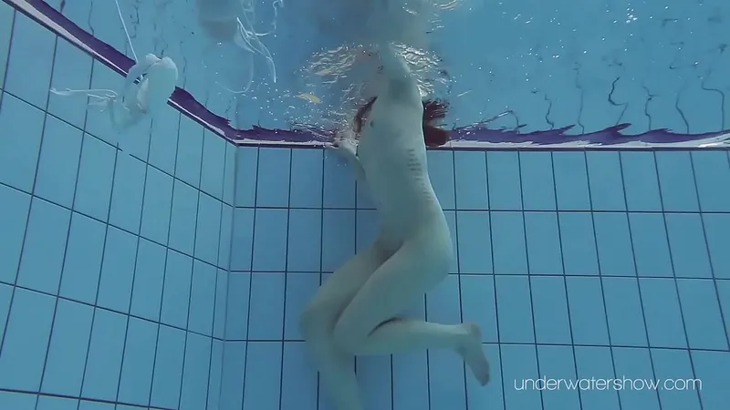 Warm Pool Naked Play - Floating Babe