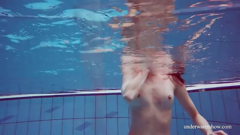 Martina Underwater Strips Naked - Hottest Ever