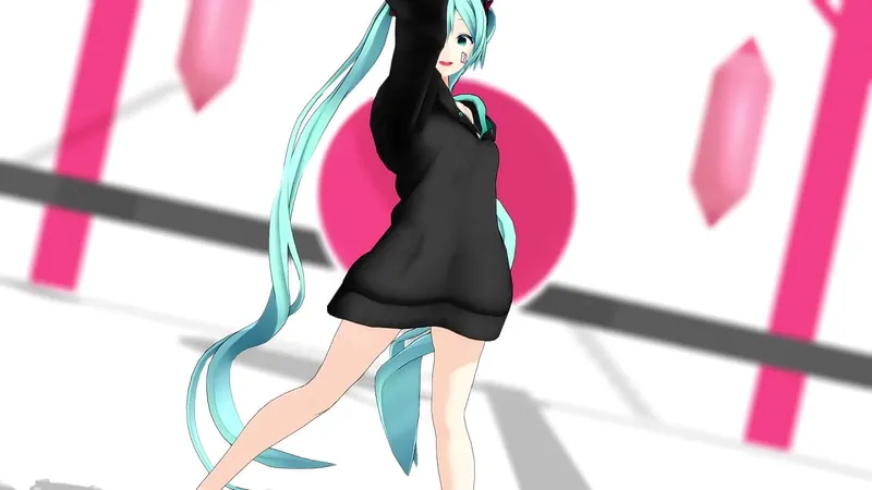 Miku's Hypnotic Striptease Dance