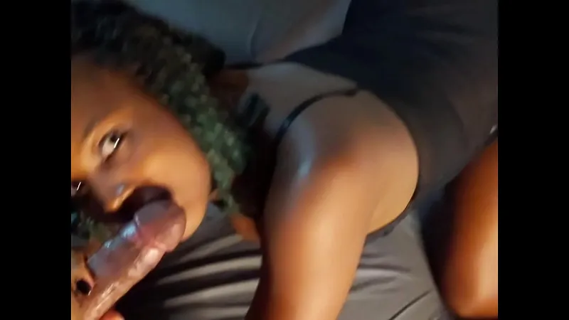 Extreme Deepthroat Ebony MILF Blowjob by Jhodez1
