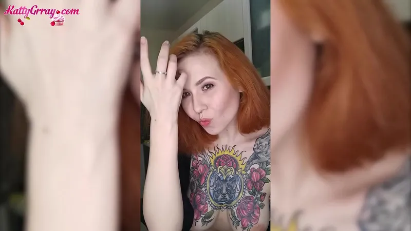 Sexy Babe Strips in Gorgeous Robe