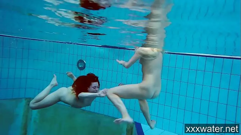 Russian Girls Swim & Heat Up Pool
