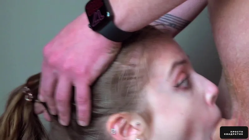 Close-Up, Step Sis Deepthroat Blowjob