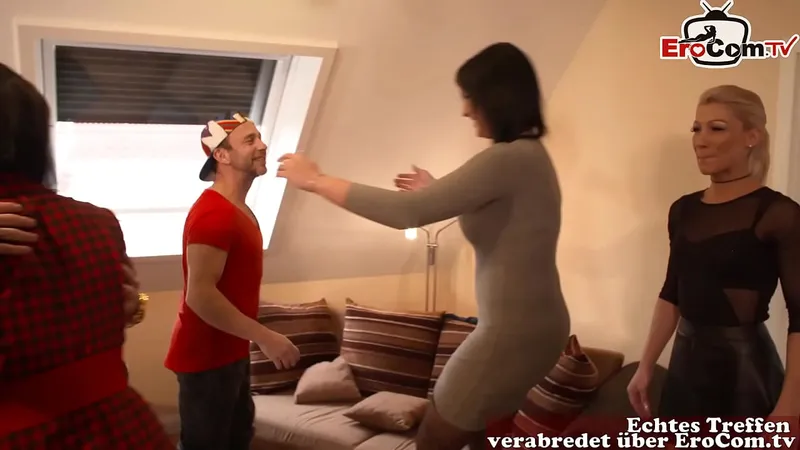 Blonde German Teen Fucks Party in Tight Tits