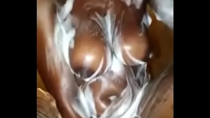 Deep Ebony Glass-Fucked Orgasm