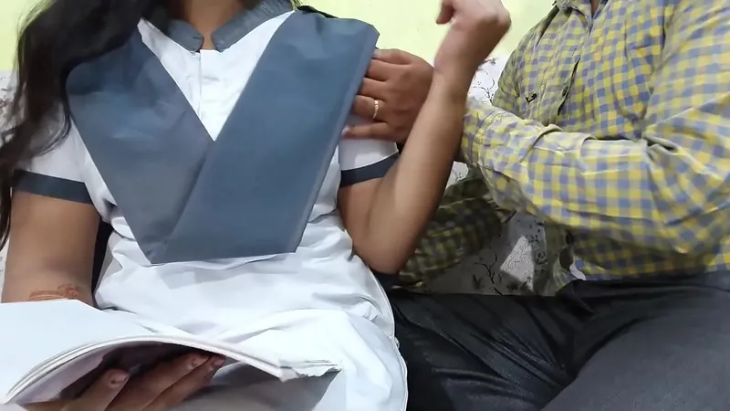 Teacher fucks Desi girl hard, kinky after scene