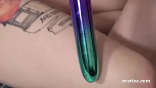 Lesbians Babes Have Fun with a Vibrating Dildo