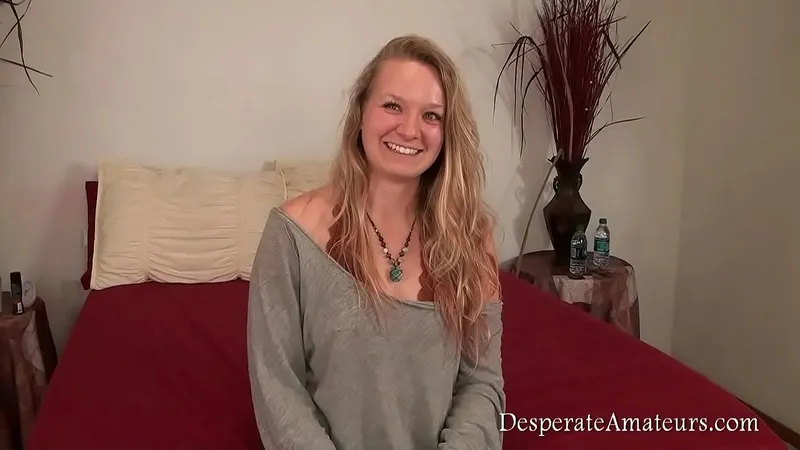Hot Blonde's First Porn Debut
