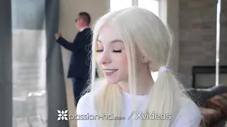Petite Blonde Gets big Dick Pounded