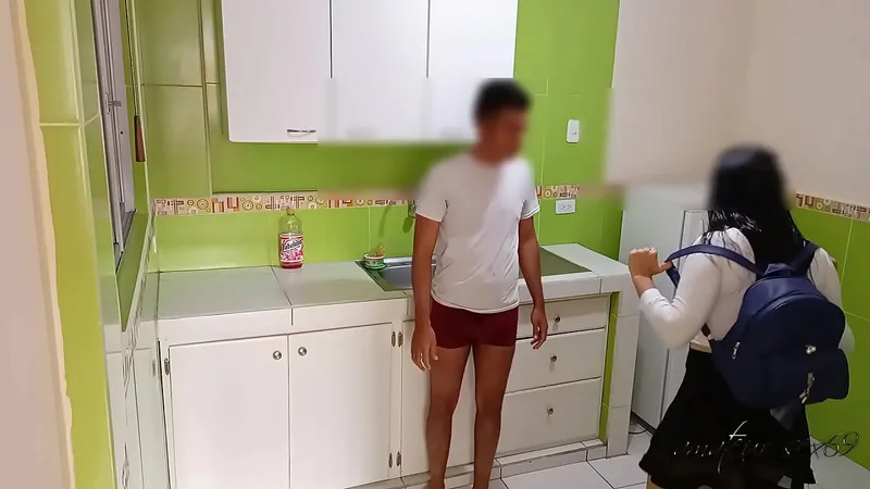 Neighbor Catches Me Naked, Quickie With Her Before We're Caught