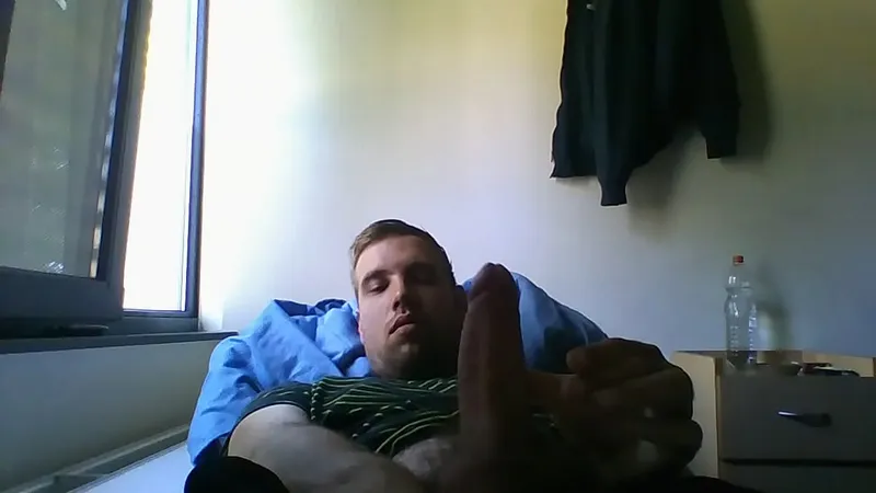 Big Dick Guy Strokes Intensely