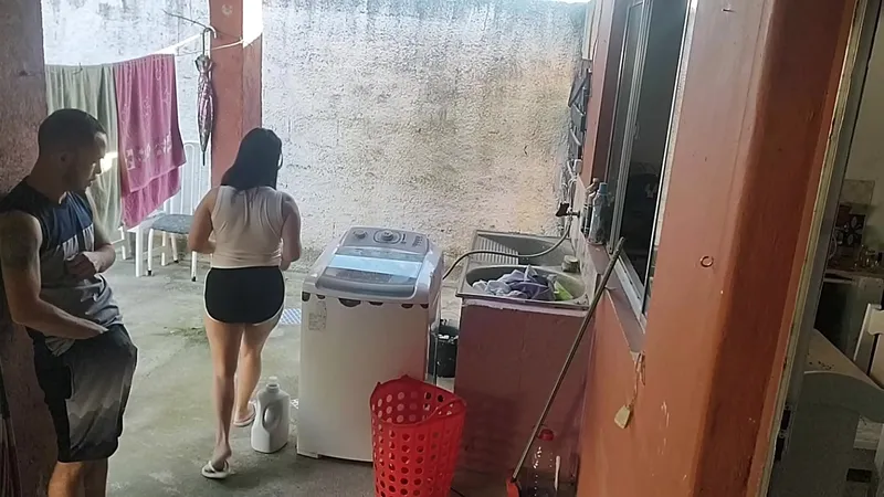 Maid Can't Resist Husband's Hard Cock - Wife Away